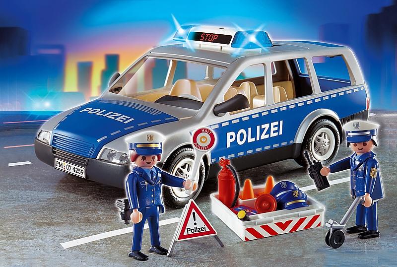 2008 Playmobil Polizei Einsatzwagen