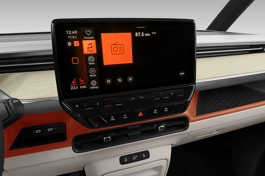Volkswagen ID. Buzz (Baujahr 2023) Pro 4 Türen Radio und Infotainmentsystem