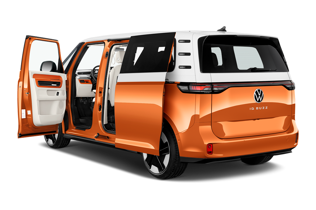 Volkswagen ID. Buzz (Baujahr 2023) Pro 4 Türen Tür geöffnet