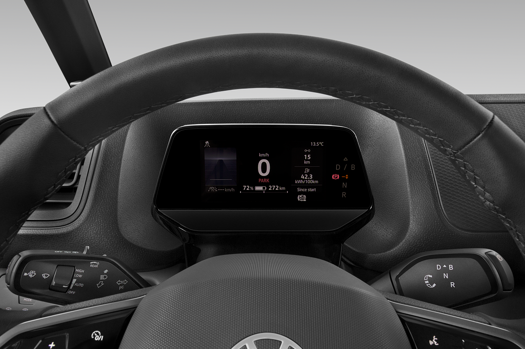 Volkswagen ID. Buzz Cargo (Baujahr 2023) Base EV 4 Türen Tacho und Fahrerinstrumente