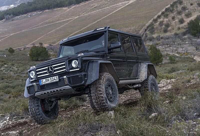 Mercedes G 500 4x4 - zu gewaltig für das Gelände? Von wegen.