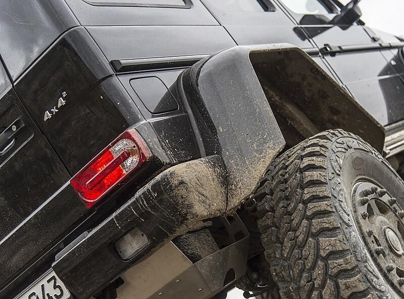 Mercedes G 500 4x4 hoch 2 - Portalachsen kennen kaum Grenzen