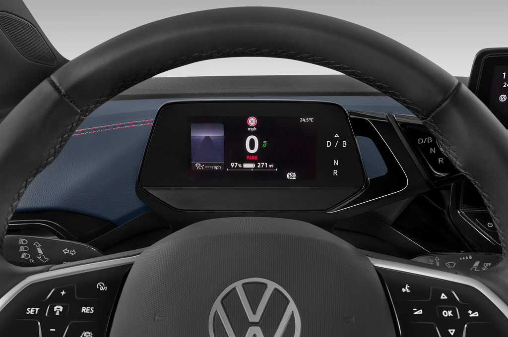 Volkswagen ID.5 (Baujahr 2022) GTX 5 Türen Tacho und Fahrerinstrumente