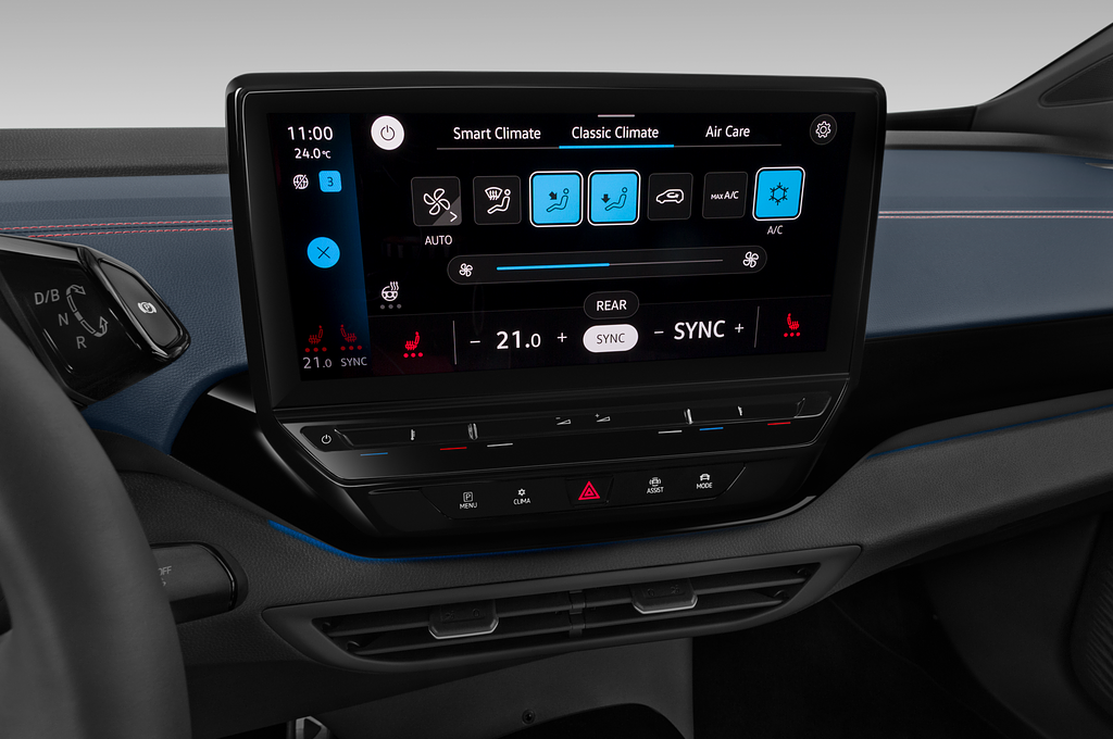 Volkswagen ID.5 (Baujahr 2022) GTX 5 Türen Temperatur und Klimaanlage