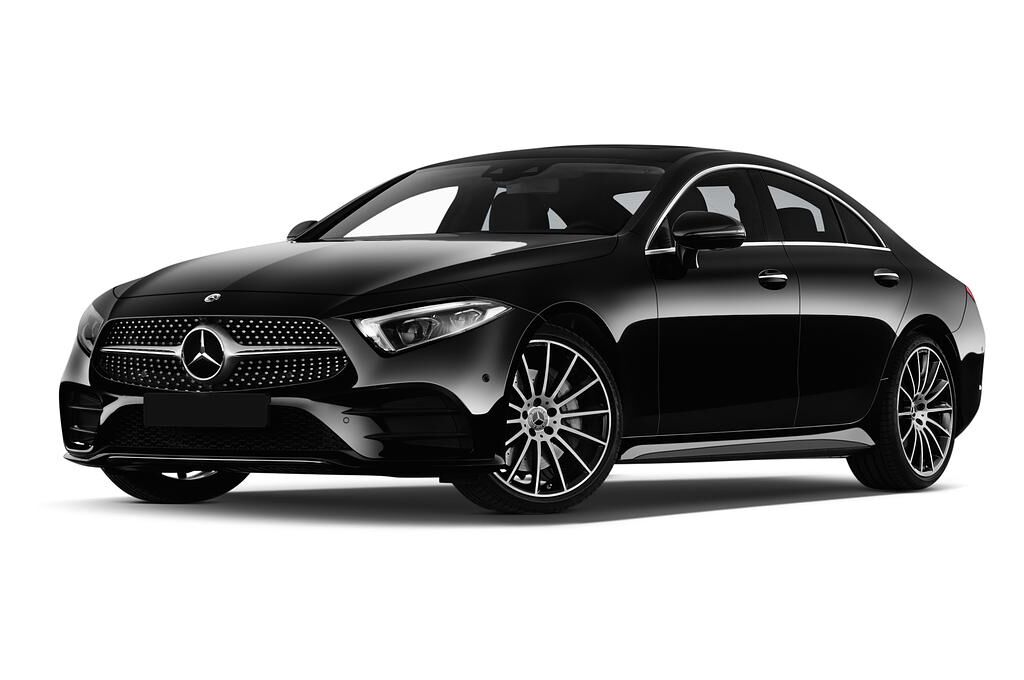 Mercedes CLS Coupe (Baujahr 2018) AMG line 4 Türen seitlich vorne mit Felge