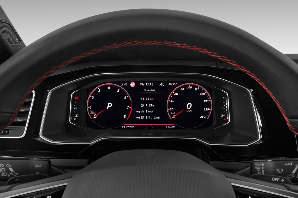 Volkswagen Polo (Baujahr 2022) GTI 5 Türen Tacho und Fahrerinstrumente