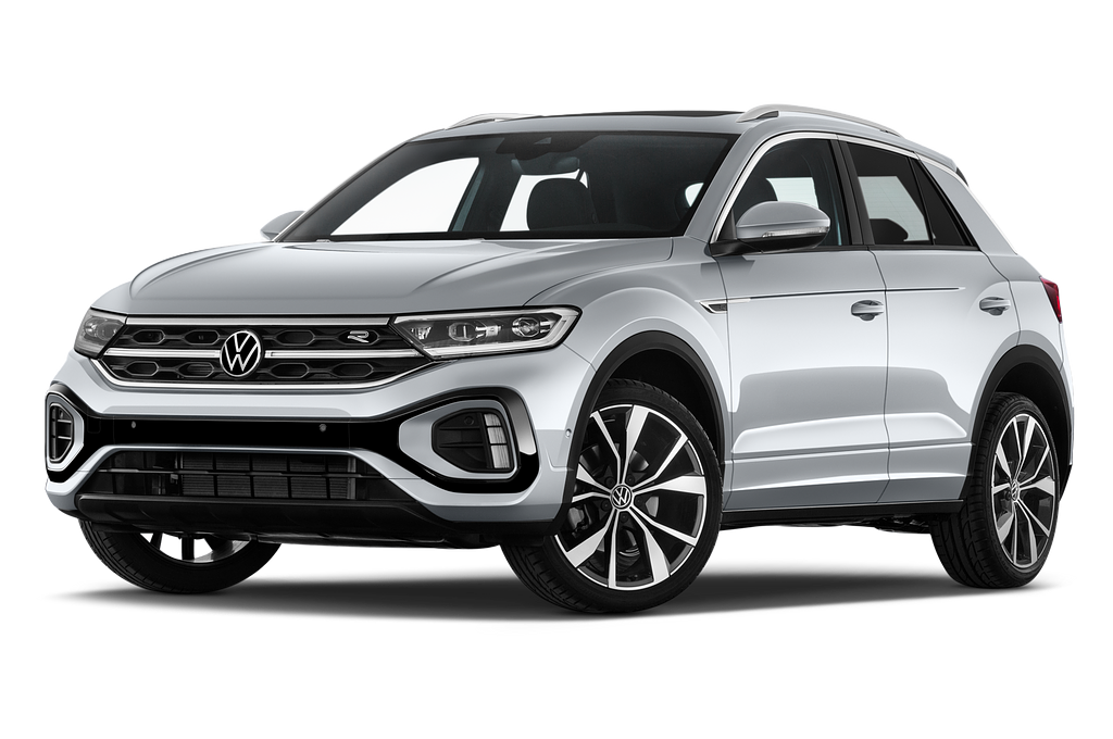 Volkswagen T-Roc (Baujahr 2022) R-Line 5 Türen seitlich vorne mit Felge