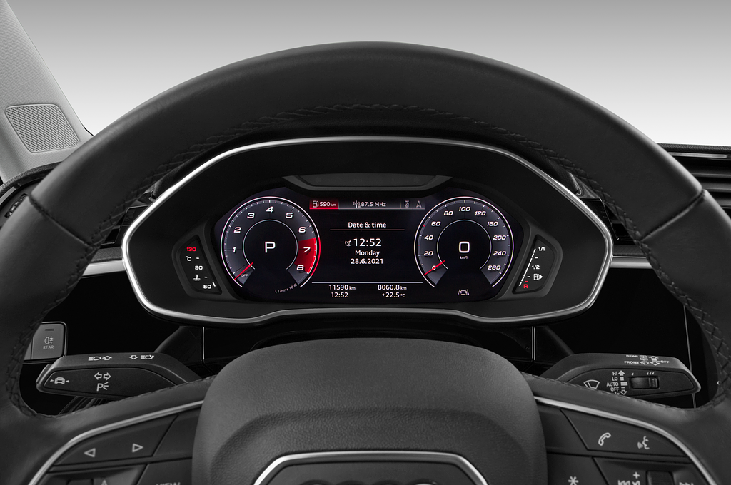 Audi Q3 (Baujahr 2023) S Line 5 Türen Tacho und Fahrerinstrumente
