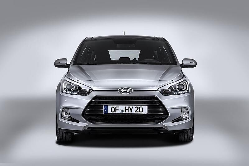 Auch das Hyundai i20 Coupe trägt das typische Gesicht