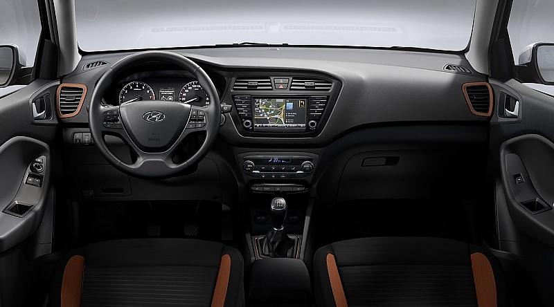 Der Innenraum des Hyundai i20 Coupe