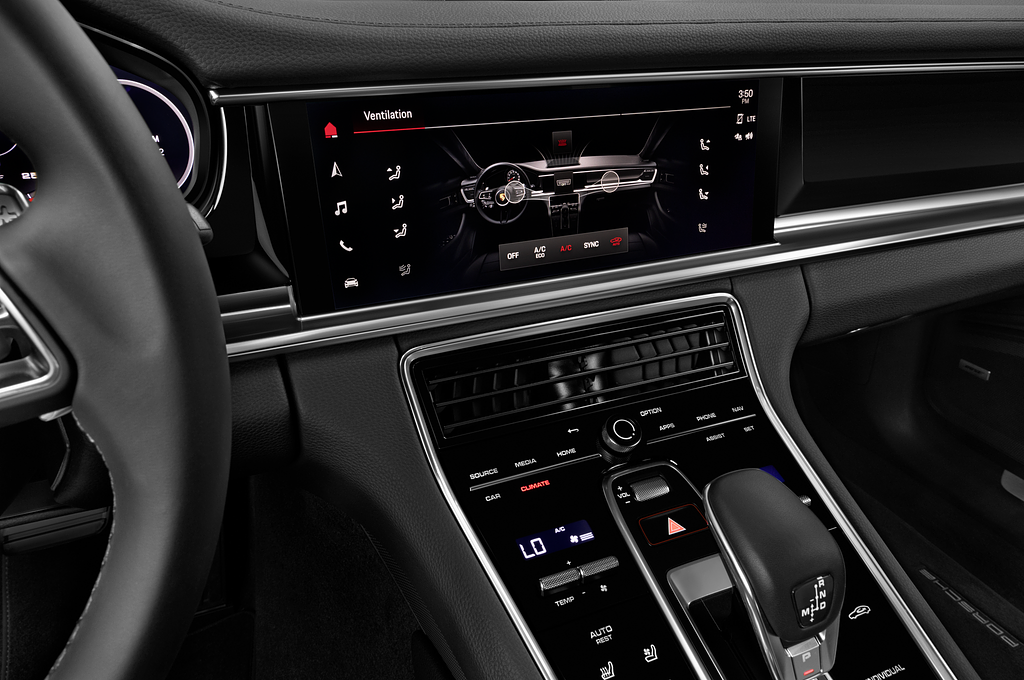Porsche Panamera (Baujahr 2022) Base 5 Türen Temperatur und Klimaanlage