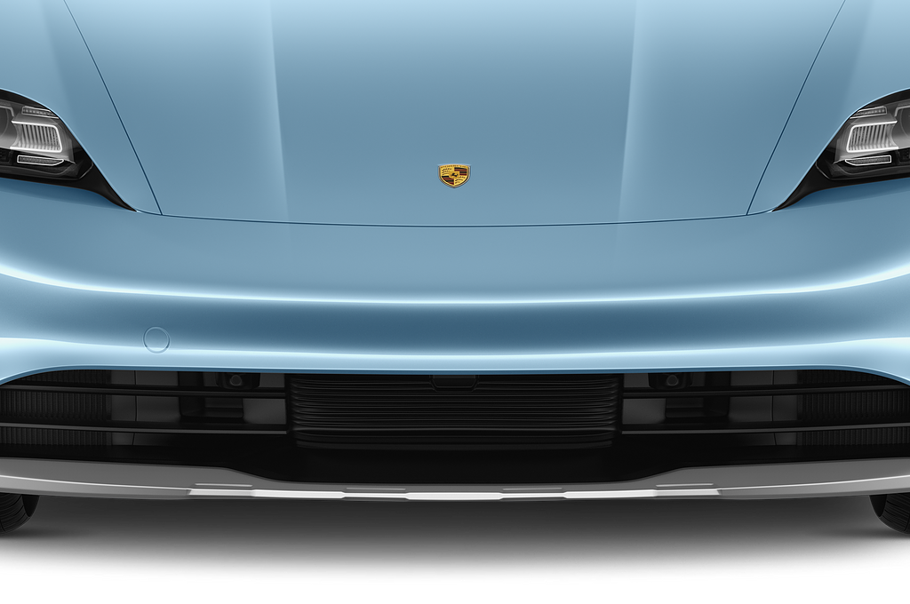 Porsche Taycan (Baujahr 2022) 4 Cross Turismo 5 Türen Kühlergrill und Scheinwerfer