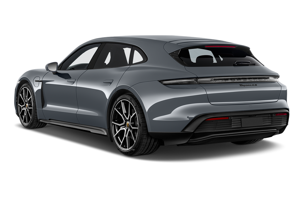 Porsche Taycan (Baujahr 2022) 4S Sport Turismo 5 Türen seitlich hinten