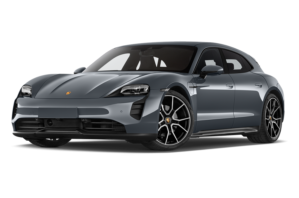 Porsche Taycan (Baujahr 2022) 4S Sport Turismo 5 Türen seitlich vorne mit Felge
