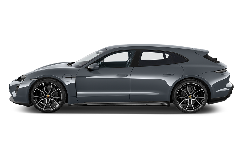 Porsche Taycan (Baujahr 2022) 4S Sport Turismo 5 Türen Seitenansicht