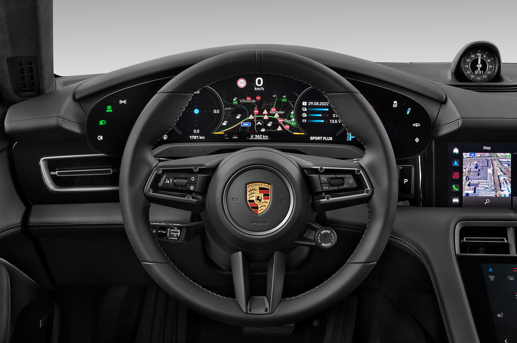 Porsche Taycan (Baujahr 2022) 4S Sport Turismo 5 Türen Lenkrad