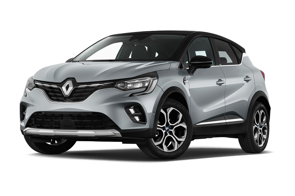 Renault Captur (Baujahr 2021) Intense 5 Türen seitlich vorne mit Felge