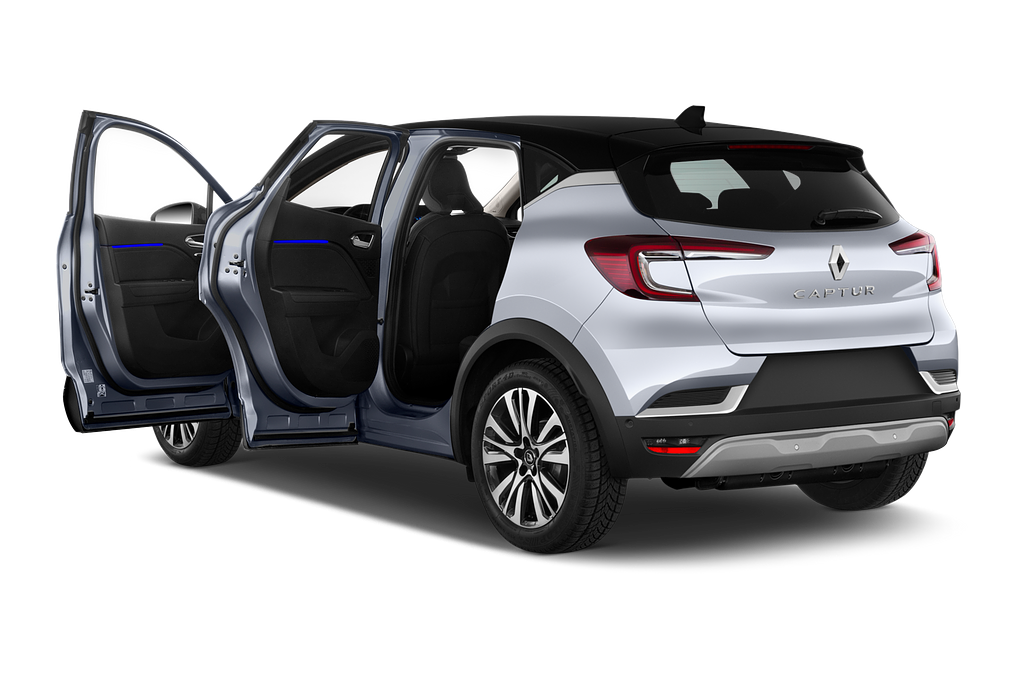 Renault Captur (Baujahr 2022) Iconic 5 Türen Tür geöffnet