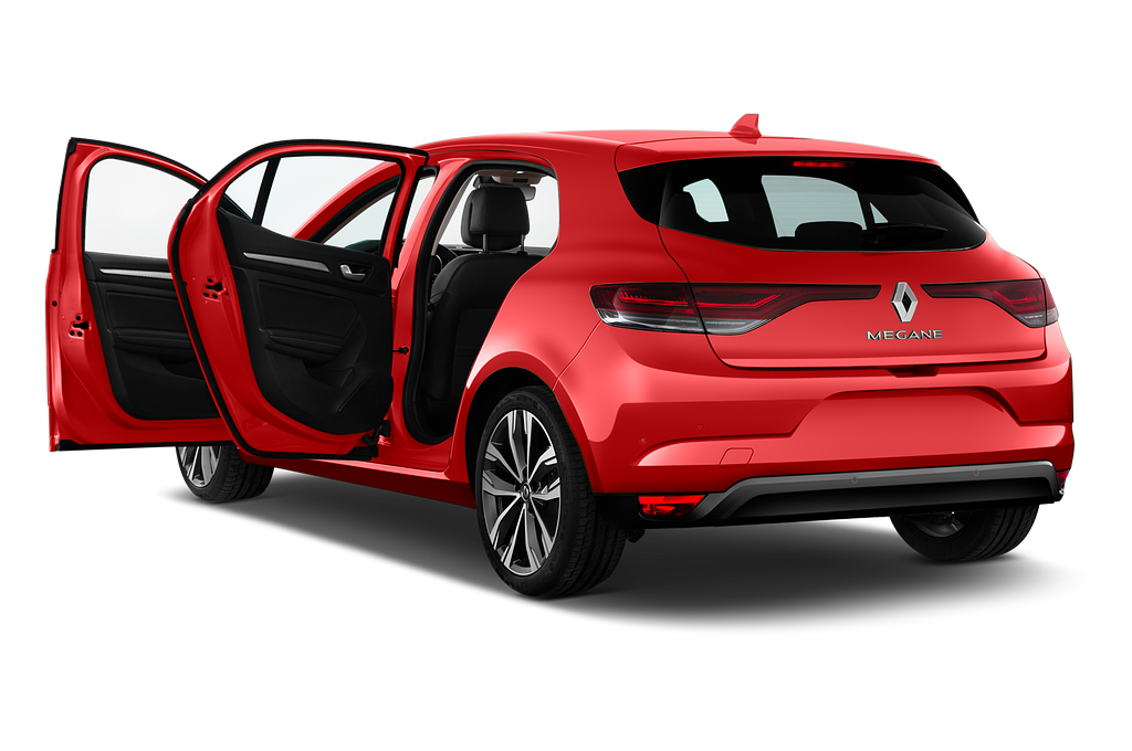 Renault Megane (Baujahr 2022) - 5 Türen Tür geöffnet