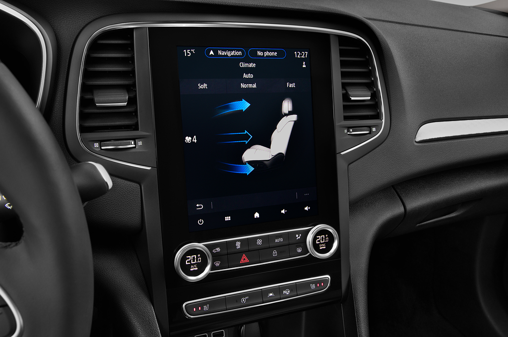 Renault Megane (Baujahr 2022) - 5 Türen Temperatur und Klimaanlage
