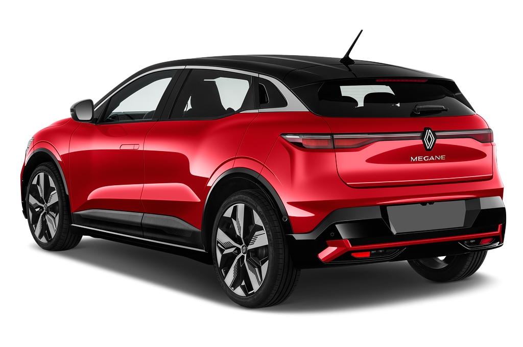 Renault Megane E-Tech (Baujahr 2022) Techno 5 Türen seitlich hinten