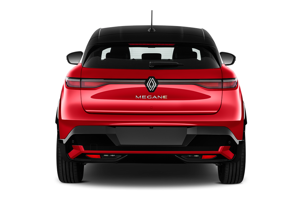 Renault Megane E-Tech (Baujahr 2022) Techno 5 Türen Heckansicht
