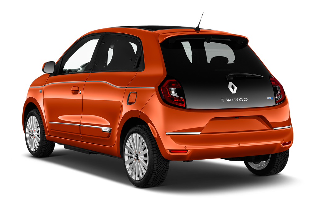 Renault Twingo Electric (Baujahr 2021) Life 5 Türen seitlich hinten