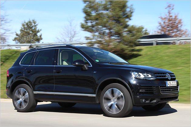 Bis zu 206 km/h schnell: Der Touareg mit 204-PS-Dieselmotor