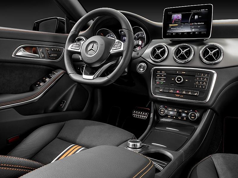 Das bekannte A-Klassen-Interieur im Mercedes CLA Shooting Brake