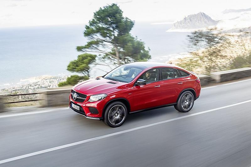 Das Mercedes GLE Coupé ist ein Konkurrent des BMW X6