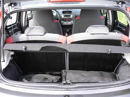 Peugeot 107 - kleiner Kofferraum