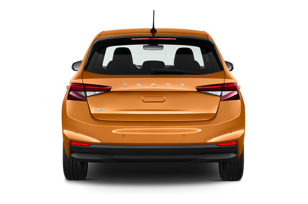 Skoda Fabia (Baujahr 2022) Style 5 Türen Heckansicht