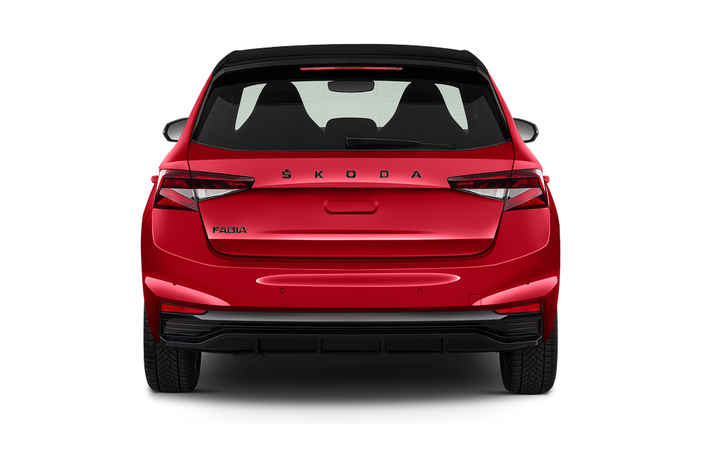 Skoda Fabia (Baujahr 2023) Monte Carlo 5 Türen Heckansicht