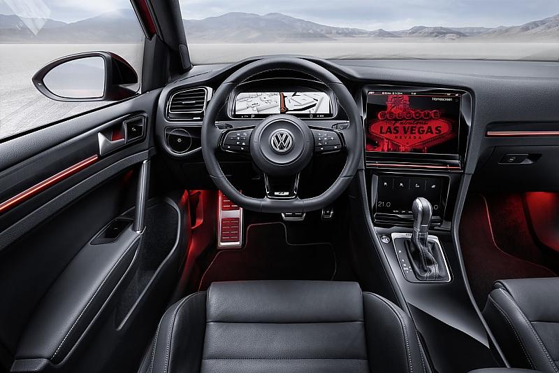 VW Golf R mit Gestensteuerung auf der CES 2015