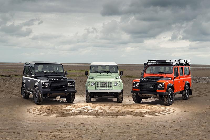 Drei Defender Sondermodelle 2015