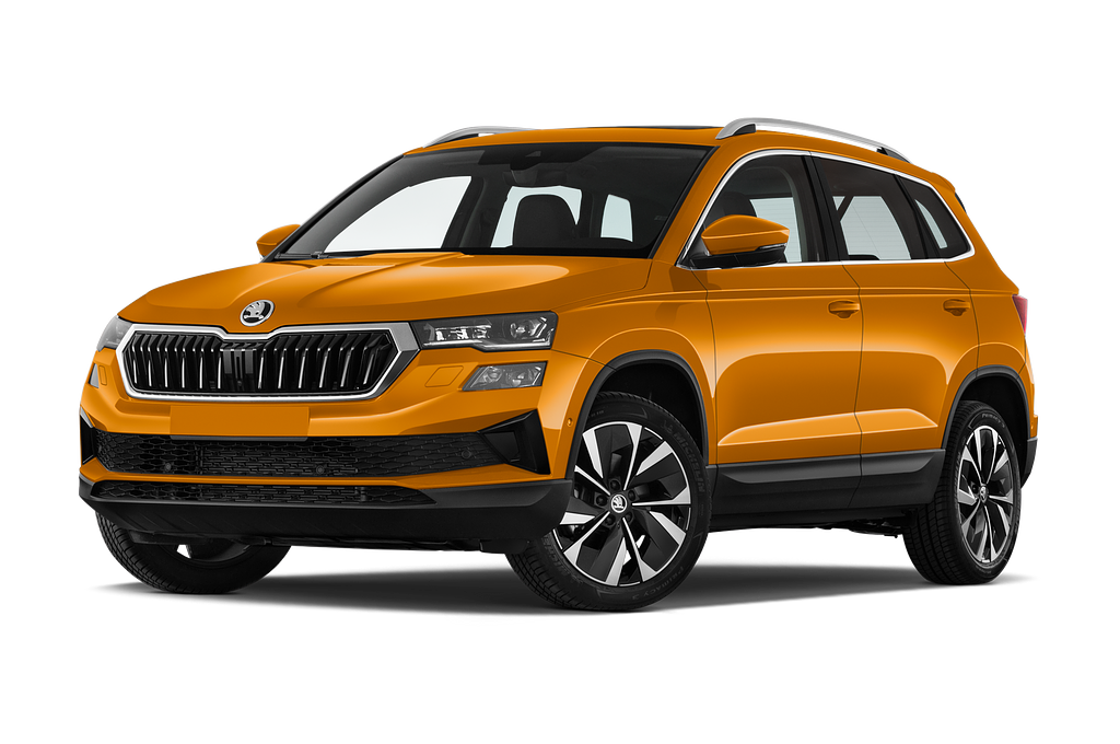 Skoda Karoq (Baujahr 2022) Style 5 Türen seitlich vorne mit Felge