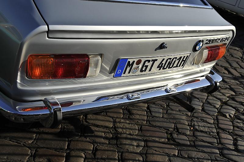 BMW 2002 GT4 Frua - das Heck mit Alfa-Leuchten