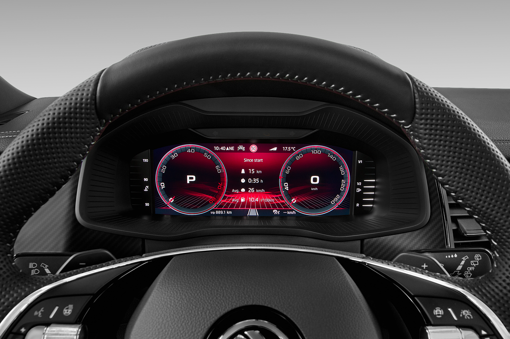 Skoda Kodiaq (Baujahr 2021) SportLine 5 Türen Tacho und Fahrerinstrumente