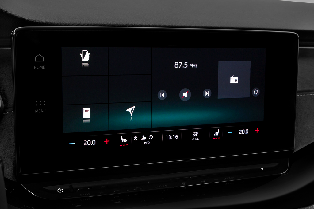 Skoda Octavia (Baujahr 2020) Style 5 Türen Radio und Infotainmentsystem