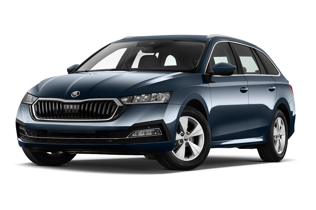 Skoda Octavia Combi (Baujahr 2020) Ambition 5 Türen seitlich vorne mit Felge