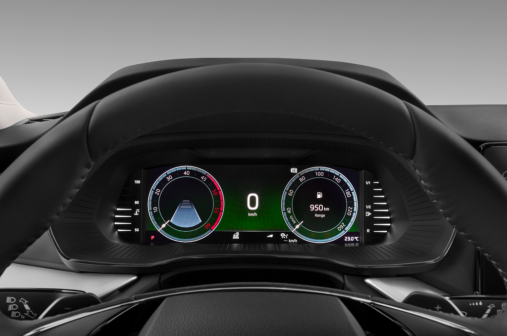 Skoda Octavia Combi (Baujahr 2020) Ambition 5 Türen Tacho und Fahrerinstrumente