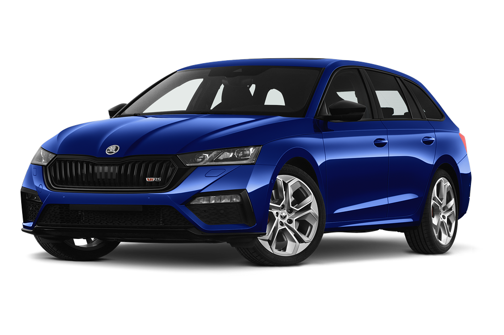 Skoda Octavia Combi (Baujahr 2020) RS 5 Türen seitlich vorne mit Felge
