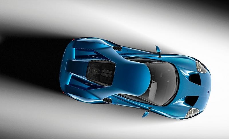 Ford GT 2016 - auch von oben eine Augenweide
