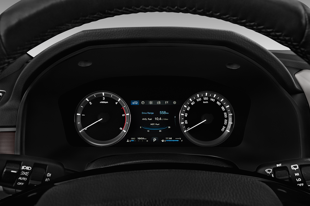 Ssangyong Rexton (Baujahr 2021) Sapphire 5 Türen Tacho und Fahrerinstrumente