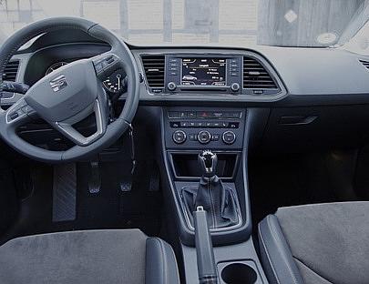 Übersichtliches Cockpit. 