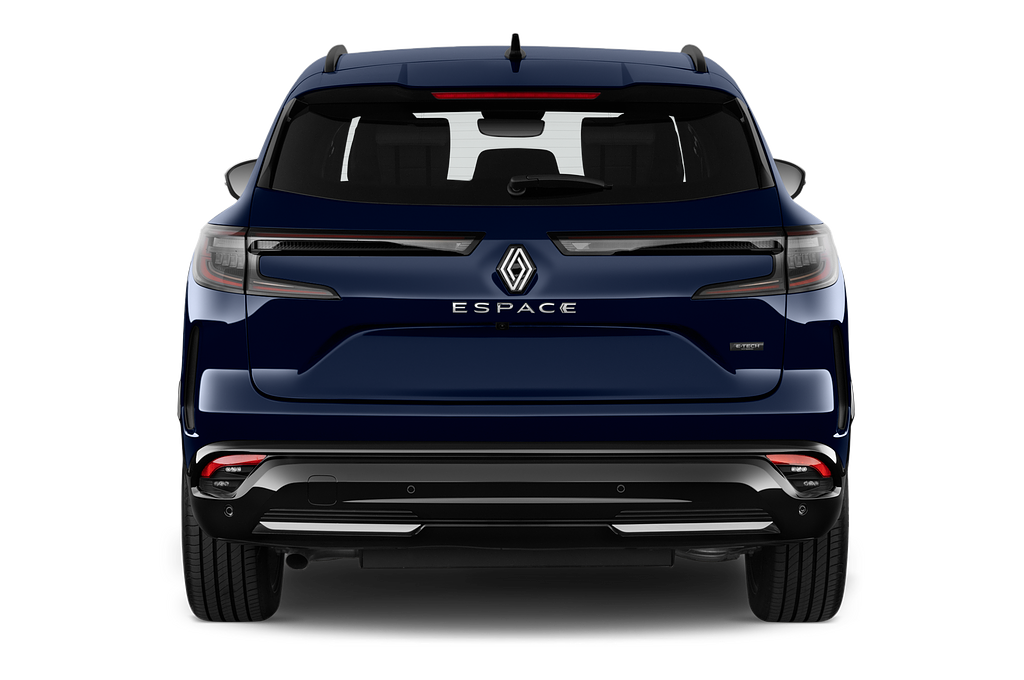 Renault Espace Hybrid (Baujahr 2023) Iconic 5 Türen Heckansicht