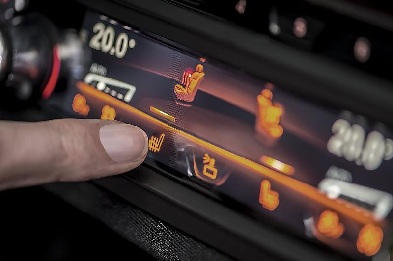 BMW 740 Li Baureihe G11 / G12 Prototyp - neue Touchfunktionen