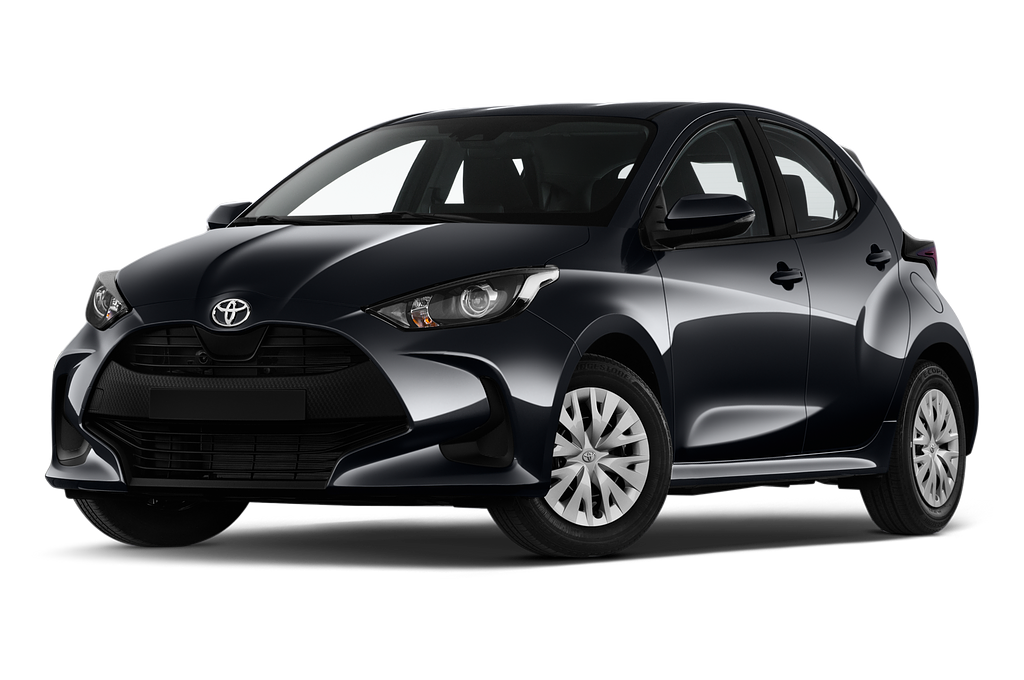 Toyota Yaris (Baujahr 2020) Comfort 5 Türen seitlich vorne mit Felge