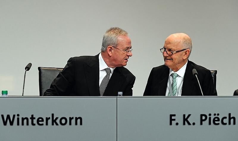 Ein Bild aus besseren Tagen: Ferdinand Piëch (rechts) und Martin Winterkorn