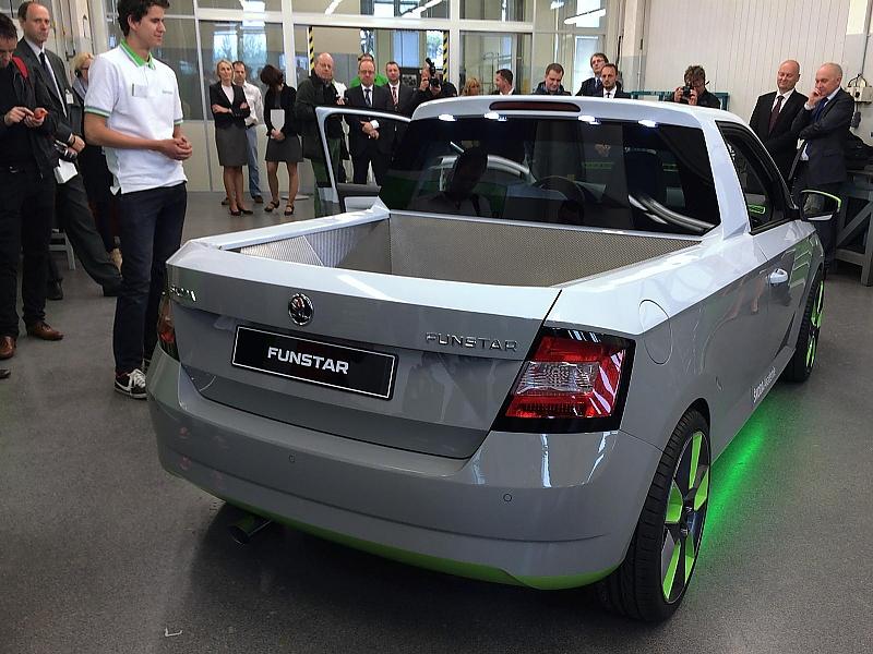 Der Fabia als Spaß-Pickup: Skoda Funstar